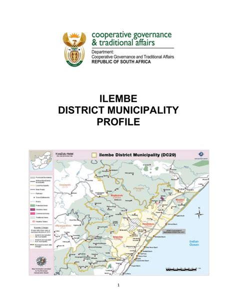 ilembe district municipality profile