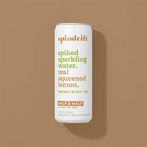 Spindrift Spiked Showcases Its Minimal Ingredients Right On The Front Of The Can | Dieline ...