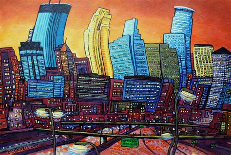 Pin on Living Room | Minneapolis skyline, Skyline art, Feeling minnesota