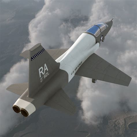 northrop t-38 talon supersonic 3d 3ds