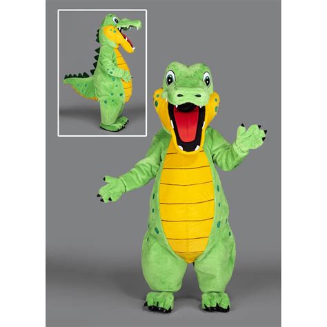 Snappy the Alligator Mascot Costume