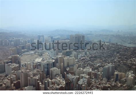 Aerial View Skyline Mecca Holy City Stock Photo 2226272441 | Shutterstock