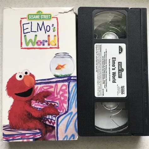 SESAME STREET &ELMO'S World" VHS Video Tape Kids Video 2000 $6.77 - PicClick CA