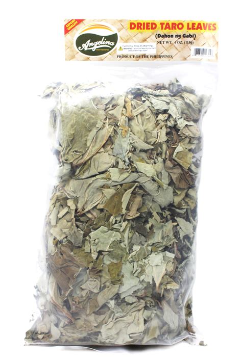 DRIED TARO LEAVES | Phil-Am Trading Inc.