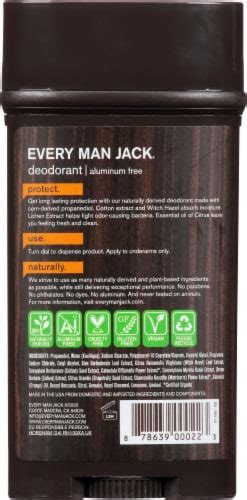 Every Man Jack® Citrus Deodorant, 3 oz - Foods Co.