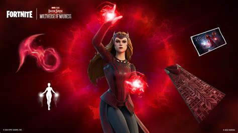 Scarlet Witch Joins Fortnite As Doctor Strange in the Multiverse of Madness Arrives in Theaters