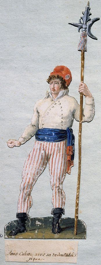 Sans-culottes-trousers for working class men during the French ...