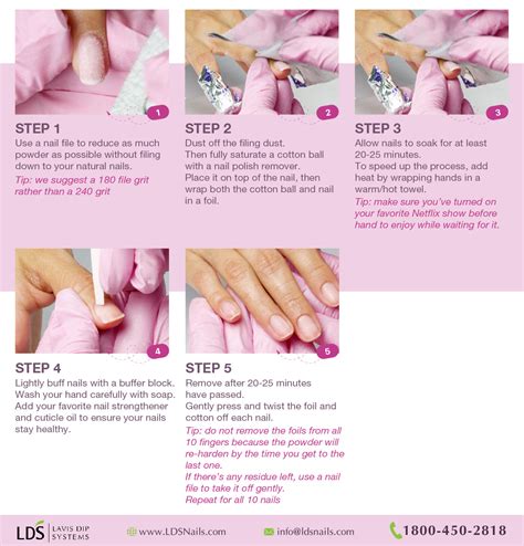 How to Safely Remove Dip Nails and Acrylics | Lavis Dip Systems Inc