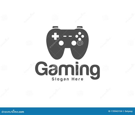 Game Logo Template Vector. Joystick Design Icon. Stylized Joystick ...