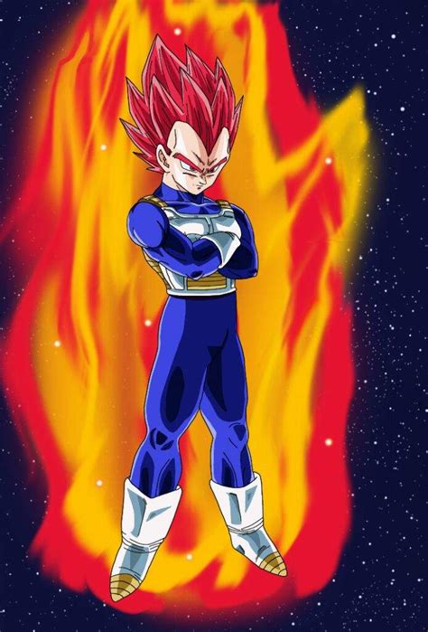 Vegeta Goes Super Saiyan God RED | Anime Amino