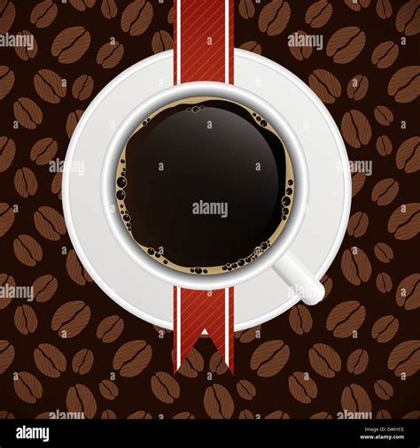 Coffee house menu template vector illustration Stock Photo - Alamy