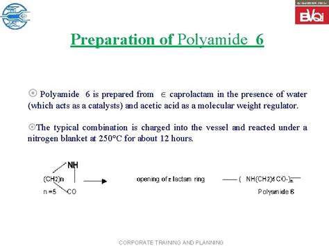 Polyamide 6 Structure of PA 6 HN CH