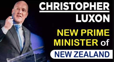 Christopher Luxon became the Prime Minister of New Zealand - GK Now