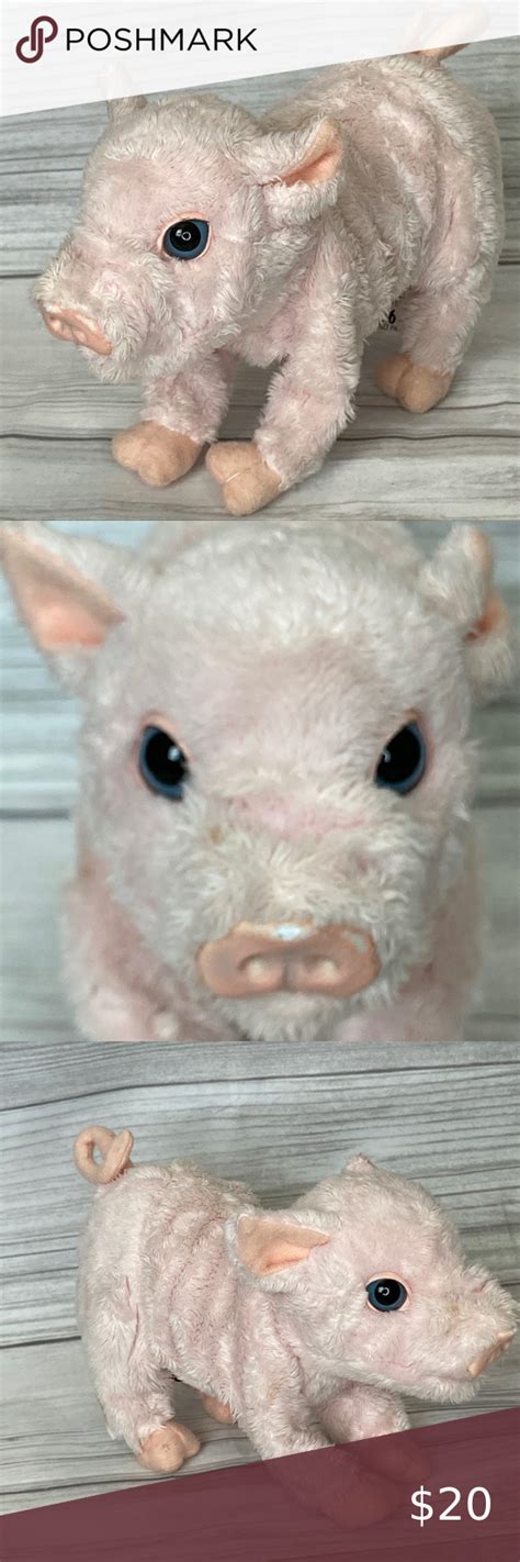 FurReal Friends Newborn Piglet Pig Animated Plush Hasbro 2006 Tested ...