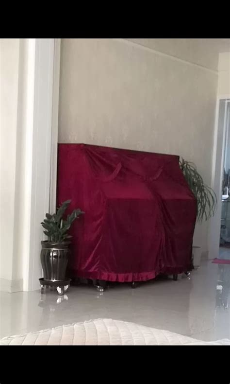 Upright Piano Full Cover, Furniture & Home Living, Home Decor, Curtains ...