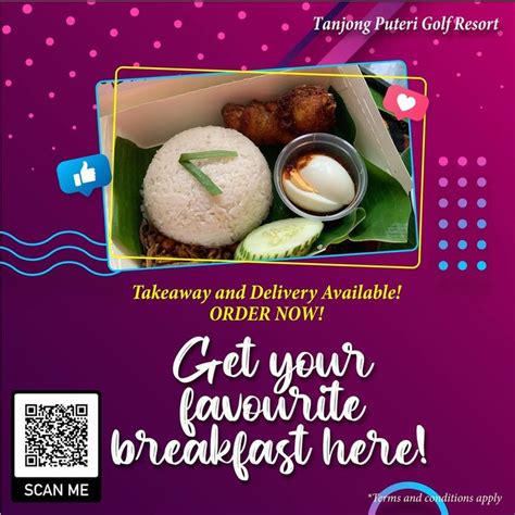 Wake up to amazing breakfast deals at Tanjong Puteri Golf Resort. Satisfy your cravings with our ...
