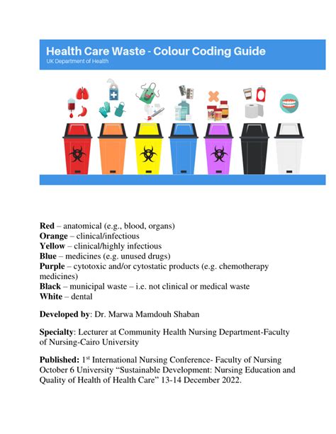 Standard Color Code For Waste Segregation Pdf - Infoupdate.org