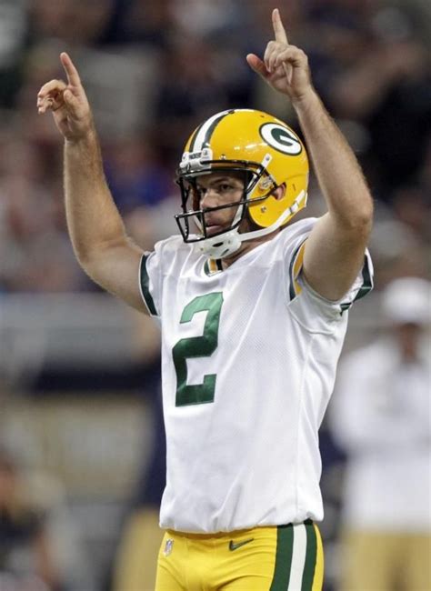 Mason Crosby after making a FG against the St.Louis Rams. | Green bay ...