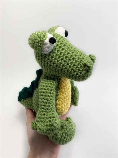 Crochet stuffed animal alligator | Etsy