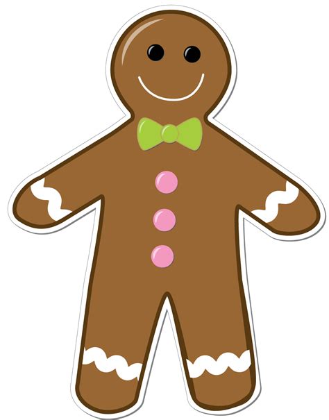 gingerbread man characters clipart - Clipground