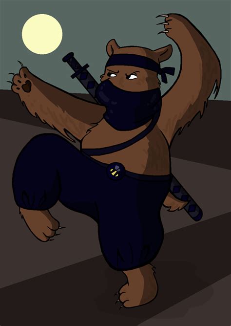 Stealth Ninja Bear by nehdeen on DeviantArt