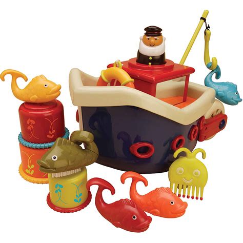 Battat B. Fish and Splish Boat Bath Toy - Walmart.com