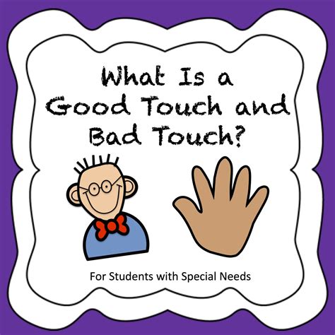 Good Touch Bad Touch Worksheets For Kindergarten - teachcreativa.com