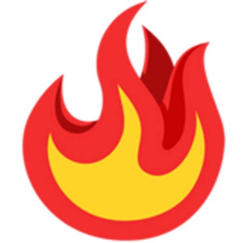 Download High Quality fire emoji transparent logo Transparent PNG ...