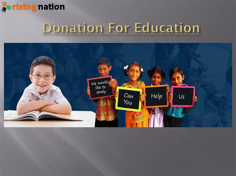 PPT - Donation for education PowerPoint Presentation, free download ...