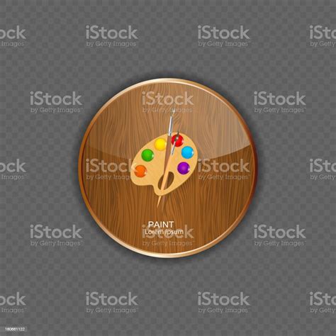 Paint Wood Application Icons Vector Illustration Stock Illustration - Download Image Now ...