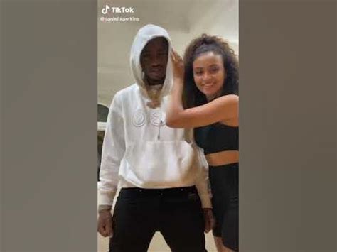 Lil tjay and his girlfriend Daniella Perkins on tiktok - YouTube