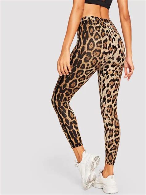 High Waist Leopard Print Leggings – GaGodeal How To Wear Leggings, Women's Leggings, Leggings ...