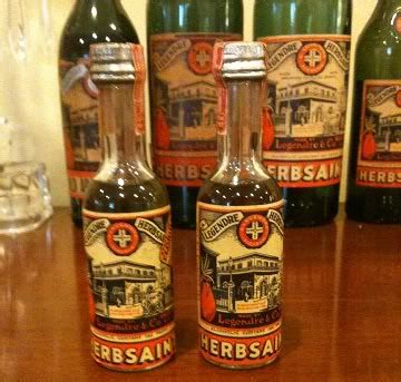 New Orleans Absinthe History: 1940s Legendre Herbsaint Intact Bottles