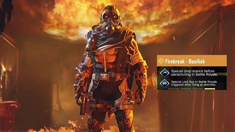 COD Mobile legendary character Firebreak and D13-Sector