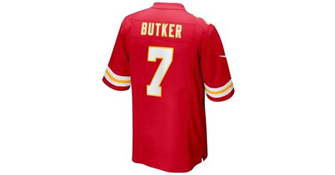 Nike Harrison Butker Kansas City Chiefs Super Bowl Lvii Patch Game Jersey At Nordstrom in Red ...