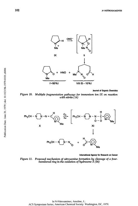 Nitrosamine, formation mechanism - Big Chemical Encyclopedia