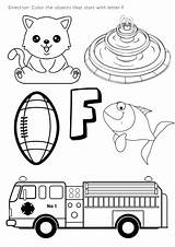 Letter F Coloring Pages For Kids sketch template