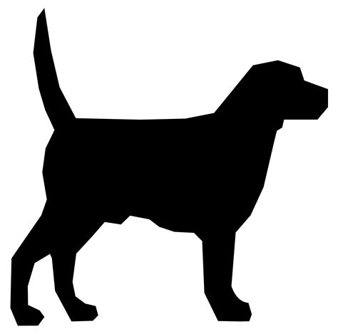 Dog Sitting Silhouette at GetDrawings | Free download