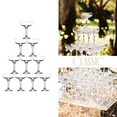 Champagne Tower Options - 4 Tiers to Jaw-dropping 10 Tiers!