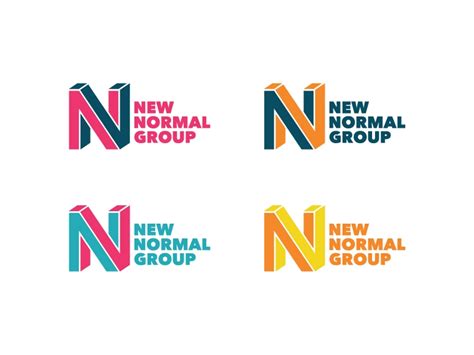 New Normal Group - Logo Color Variations | Logo color, ? logo, Color variations
