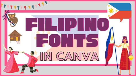 FILIPINO FONTS IN CANVA | PROUDLY PINOY FONTS | RUTH ANN MARTIN - YouTube