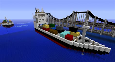 Minecraft Cargo Ship Schematic