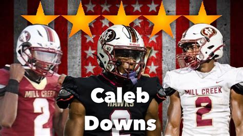 #1 Ranked Player in Georgia! Caleb Downs Highlights Reaction! Alabama ...