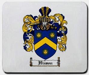 Amazon.com: Hinson Family Shield / Coat of Arms Mouse Pad: Everything Else