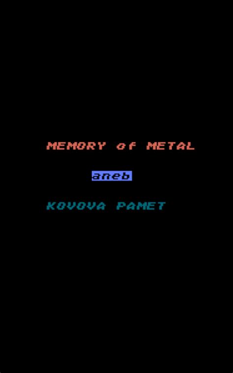 Memory of Metal | Visiongame