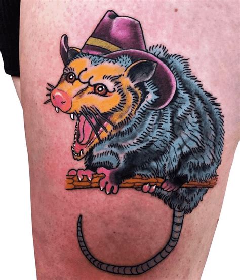 Possum Tattoo Design Ideas Images | Cartoon tattoos, Tattoo designs ...