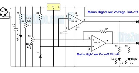 Overvoltage and undervoltage protection circuit diagram | High and low ...