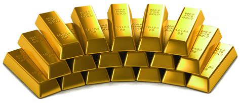 Gold bars PNG transparent image download, size: 1661x721px