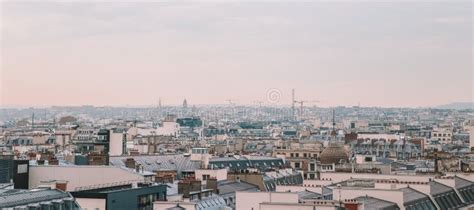 Rooftop view in Paris stock photo. Image of balcony - 113496878