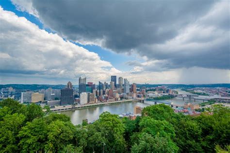 View of the Pittsburgh Skyline and Monongahela River, from Mount ...